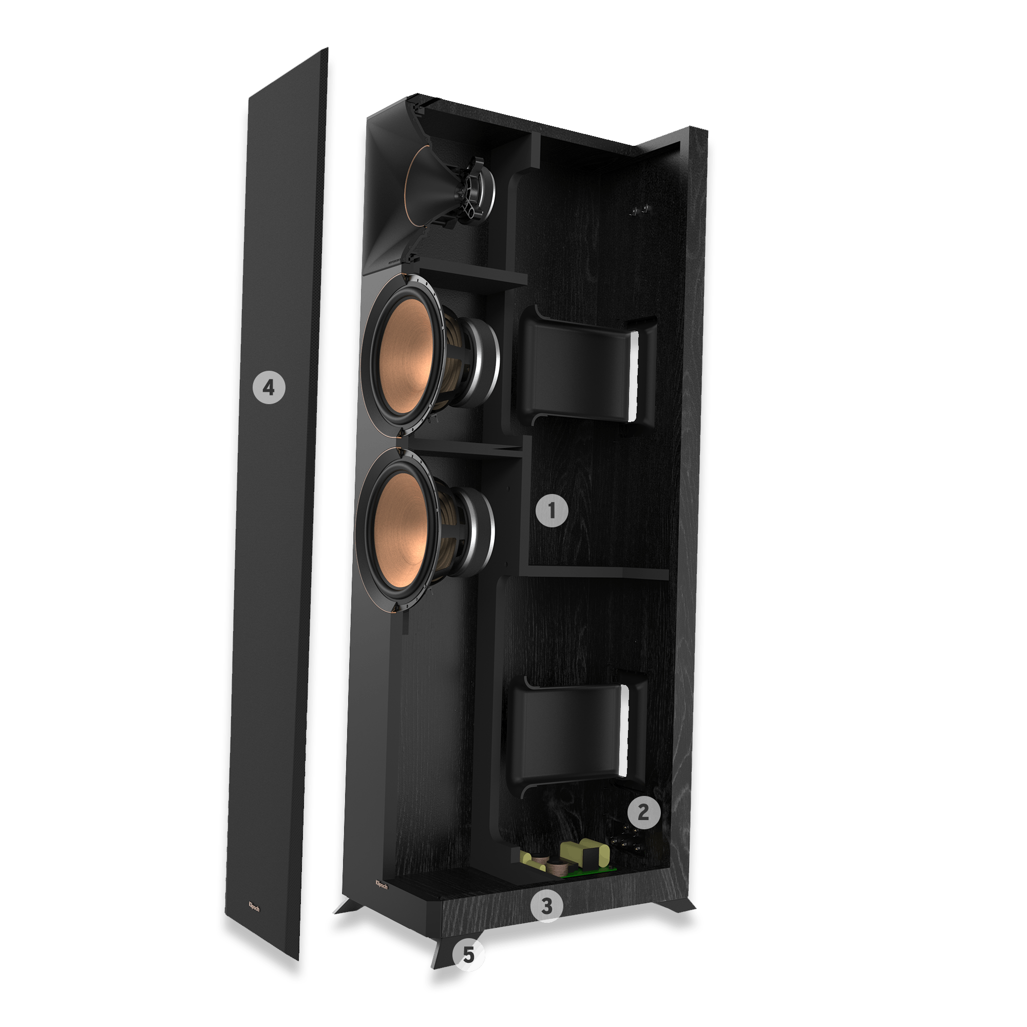 Reference Premiere II Floorstanding Speaker Feature Cutout New Look Amazing Sound